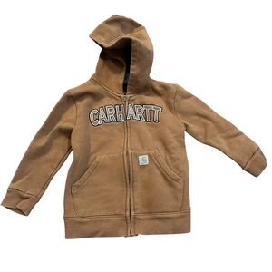 Carhartt Tan Zip Up Jacket Size 24 Months